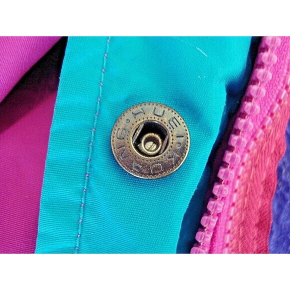 Columbia Ski Jacket Vintage Bugaboo Reversible Pink Purple Blue USA Womens M - Picture 10 of 13